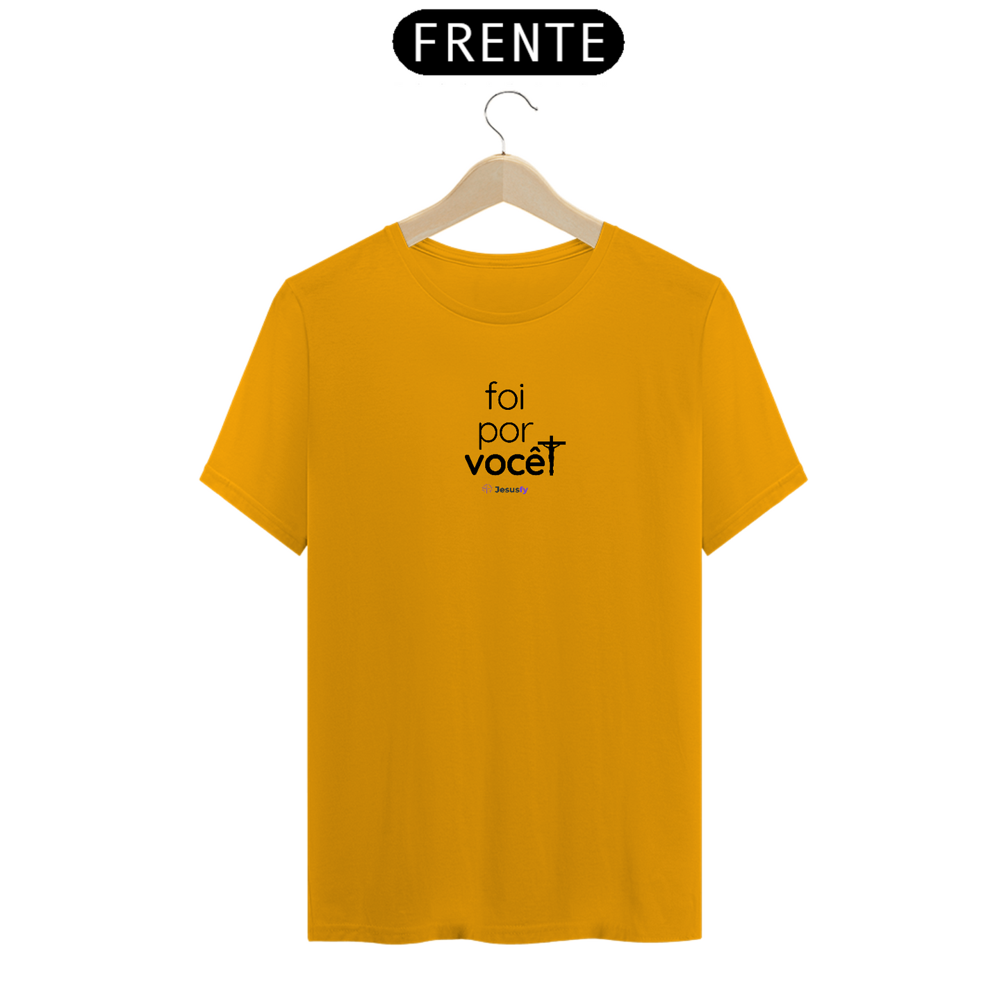 Camiseta Foi por Você Jesusfy - Clara