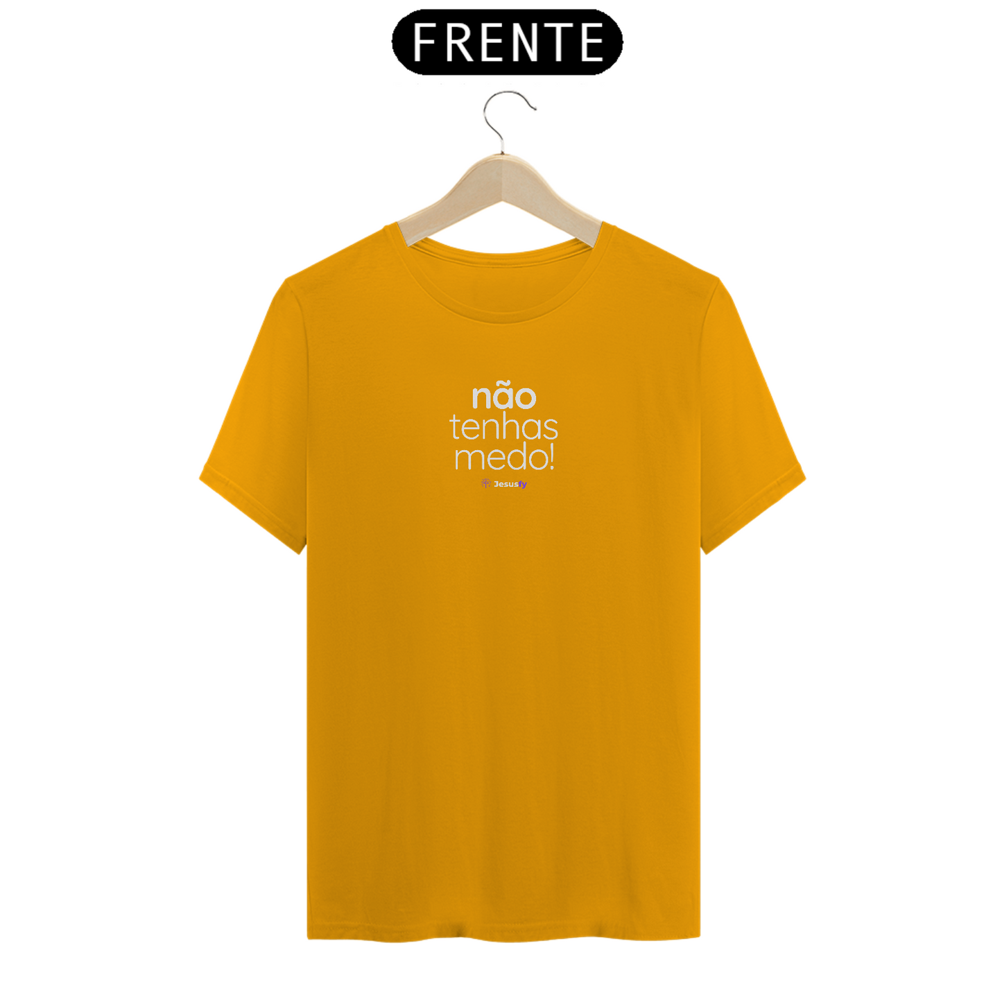 Camiseta Não Tenhas Medo Jesusfy - Escura
