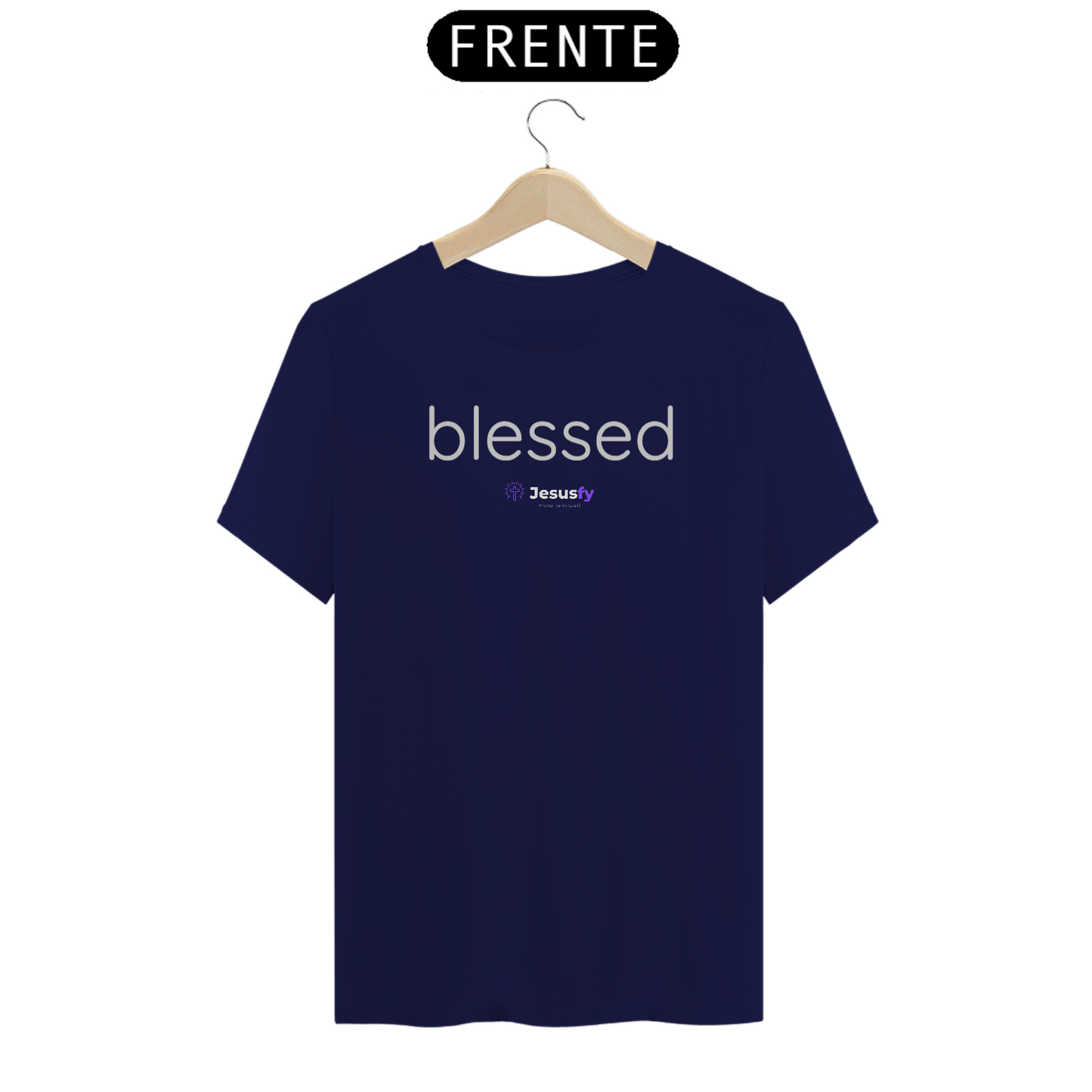Camiseta Masculina Blessed Jesusfy