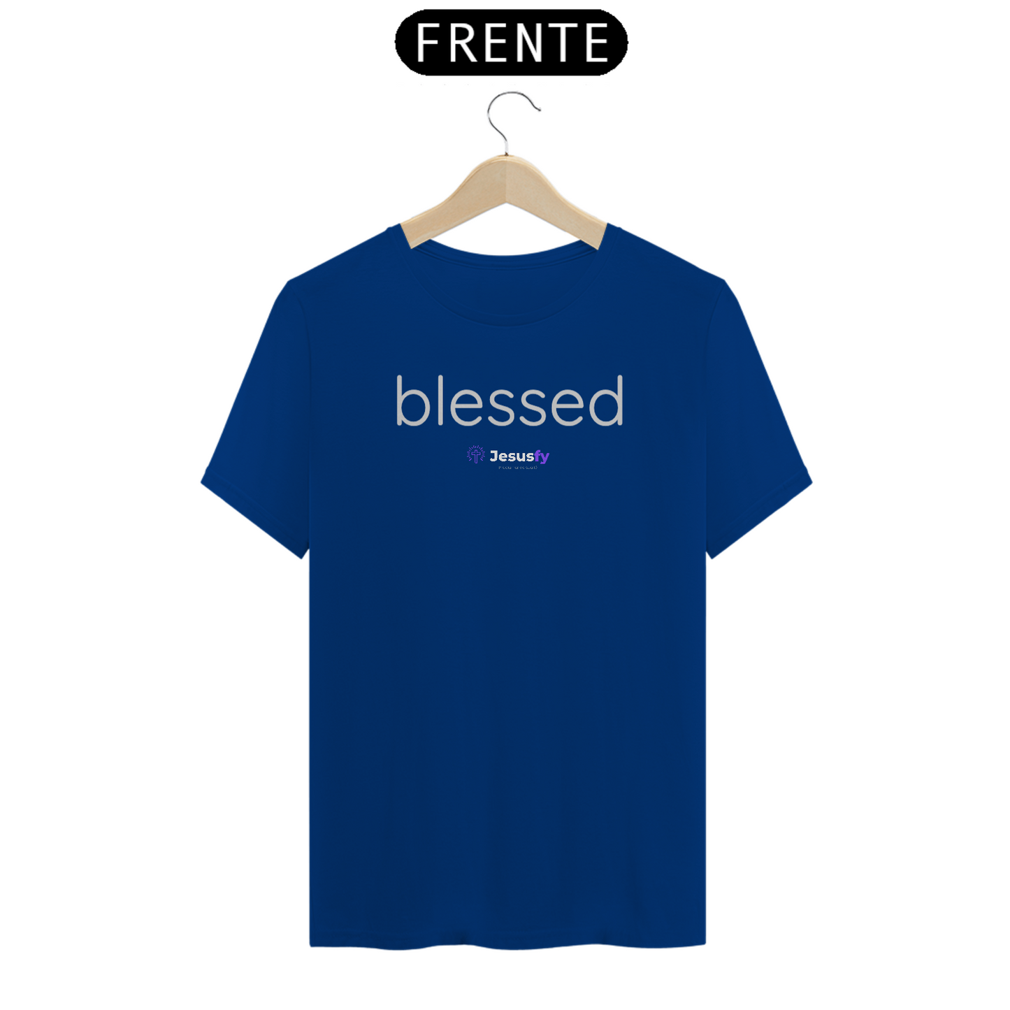 Camiseta Masculina Blessed Jesusfy