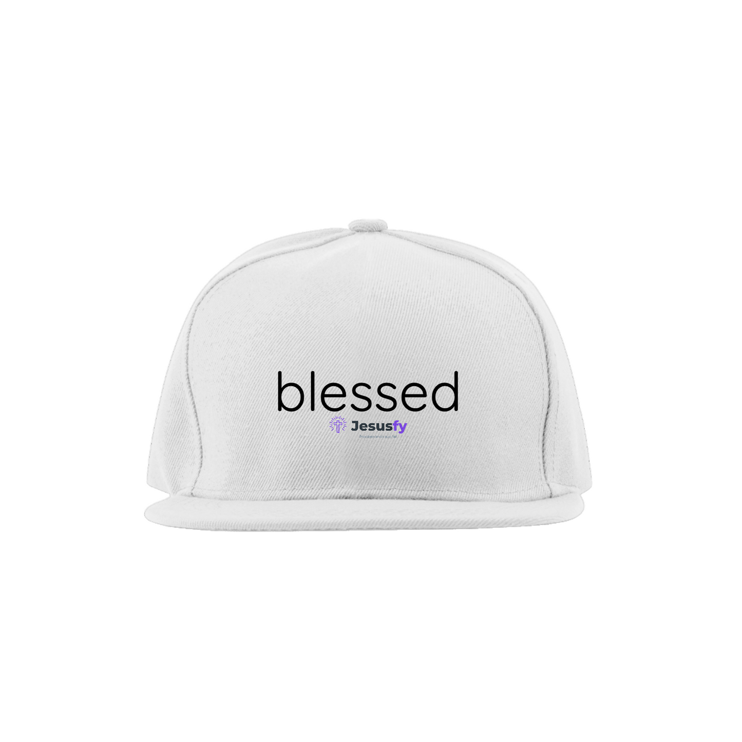 Boné Blessed Jesusfy - Branco com Tela