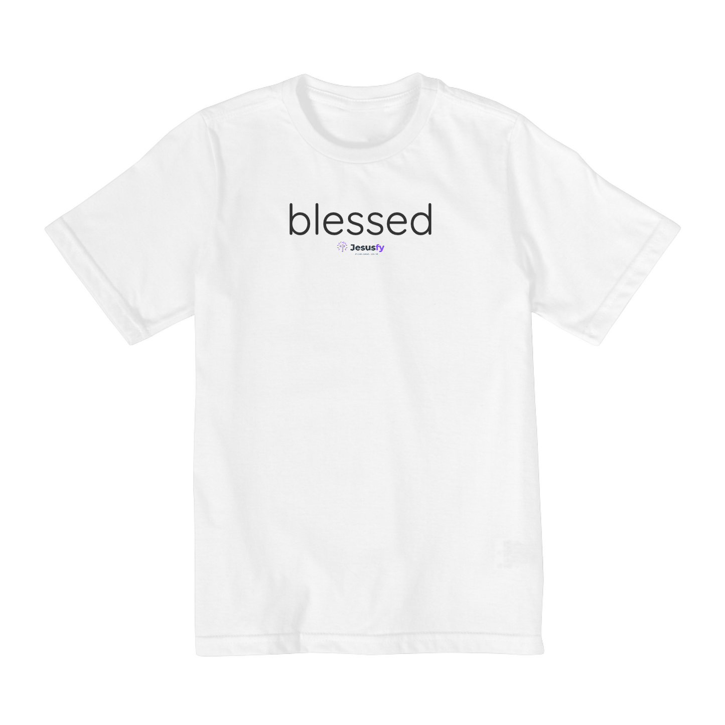 Camiseta Infantil Blessed Jesusfy - De 10 a 14