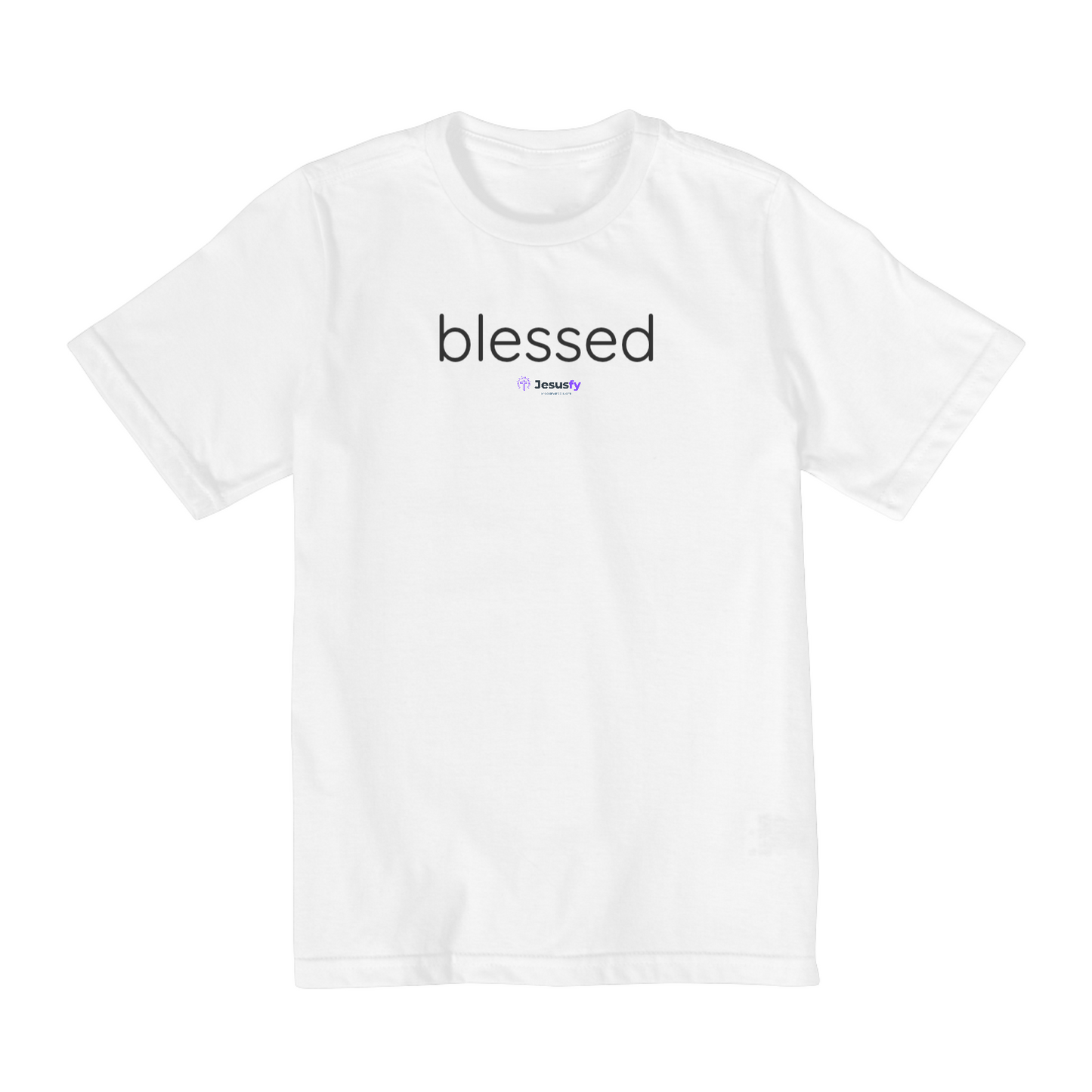 Camiseta Infantil Blessed Jesusfy - De 2 a 8