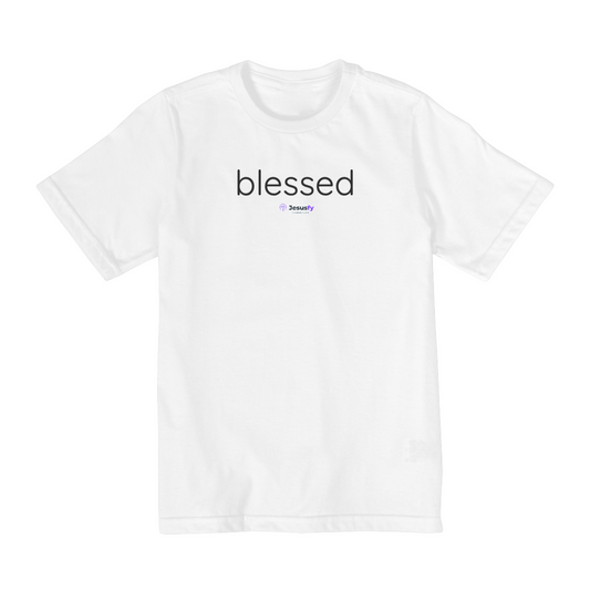 Camiseta Infantil Blessed Jesusfy - De 2 a 8