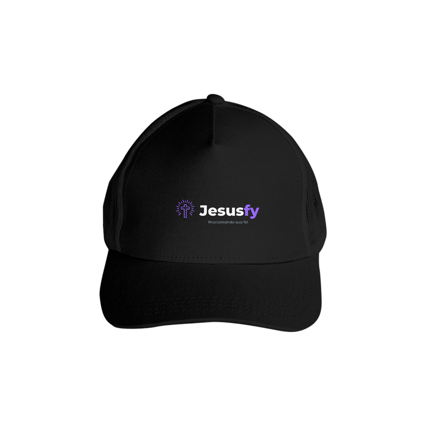 Boné Americano com Tela Jesusfy