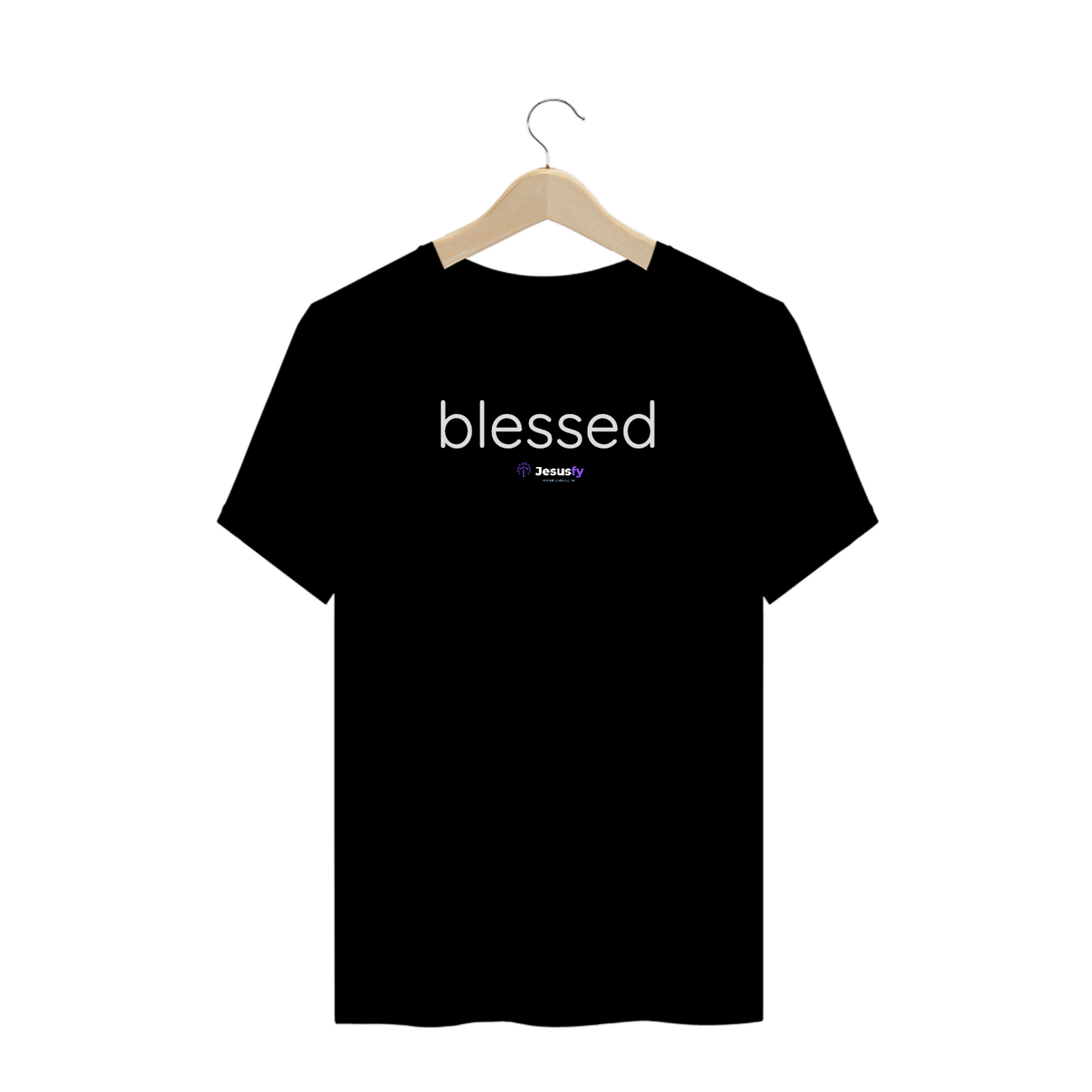 Camiseta Plus Size Blessed Jesusfy