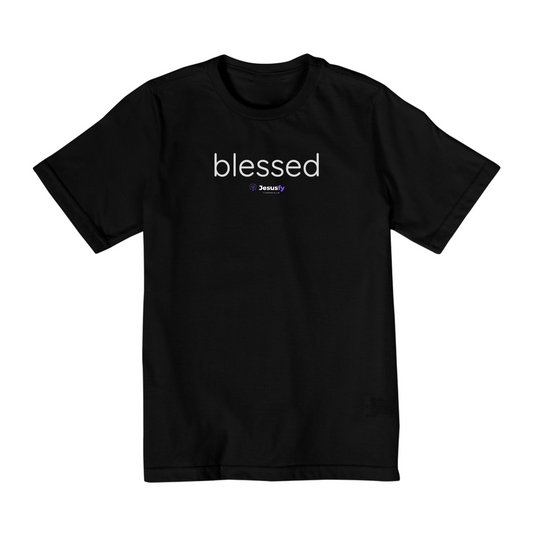 Camiseta Infantil Blessed Jesusfy - De 2 a 8
