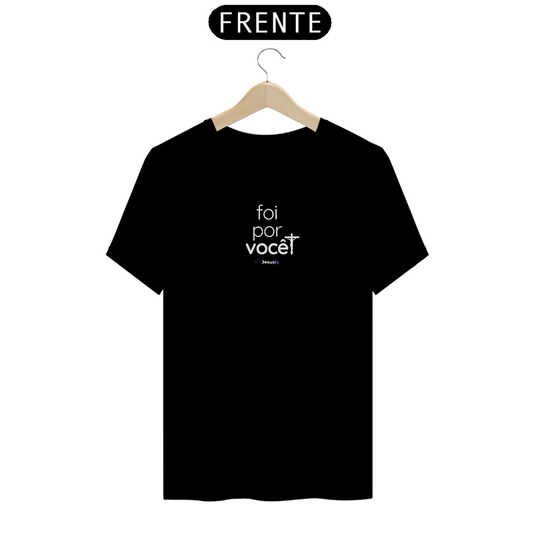 Camiseta Foi por Você Jesusfy - Escura
