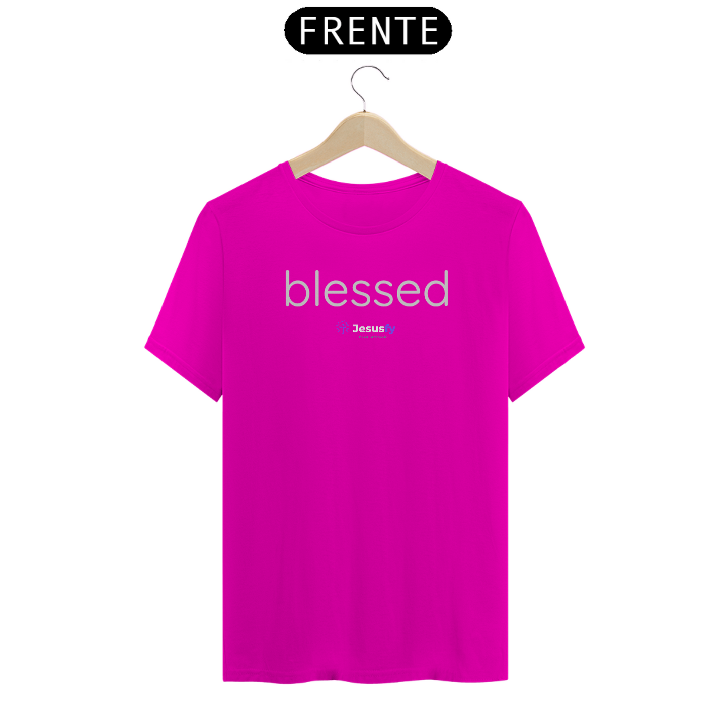 Camiseta Masculina Blessed Jesusfy