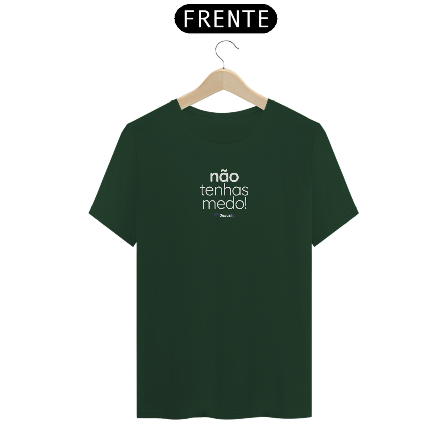 Camiseta Não Tenhas Medo Jesusfy - Escura