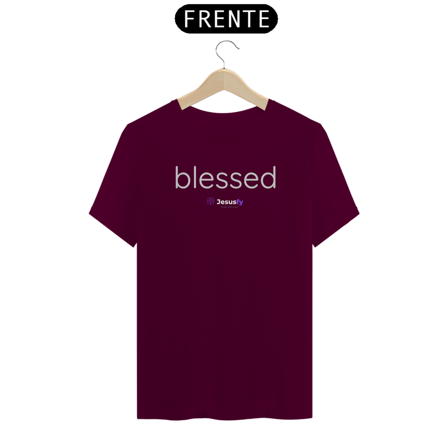 Camiseta Masculina Blessed Jesusfy