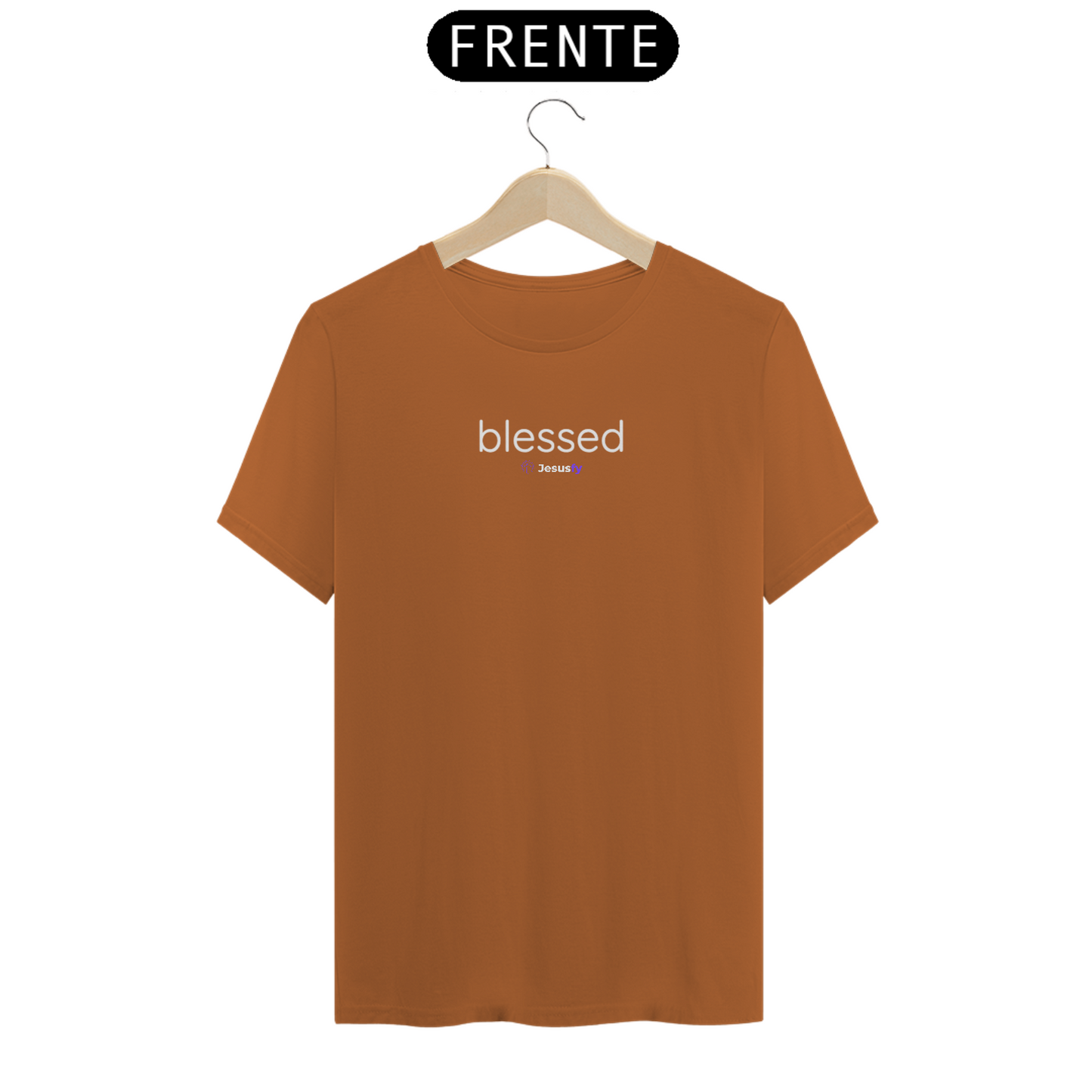 Camiseta Pima Peruano Blessed Jesusfy - Dark