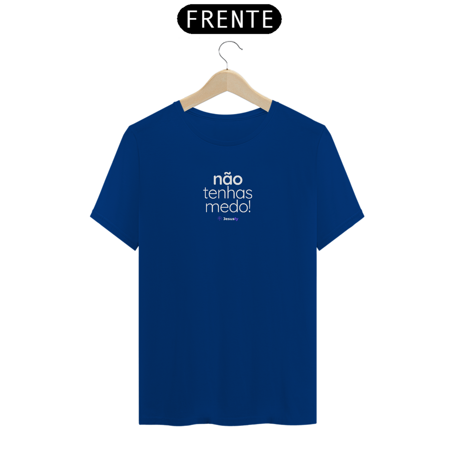 Camiseta Não Tenhas Medo Jesusfy - Escura