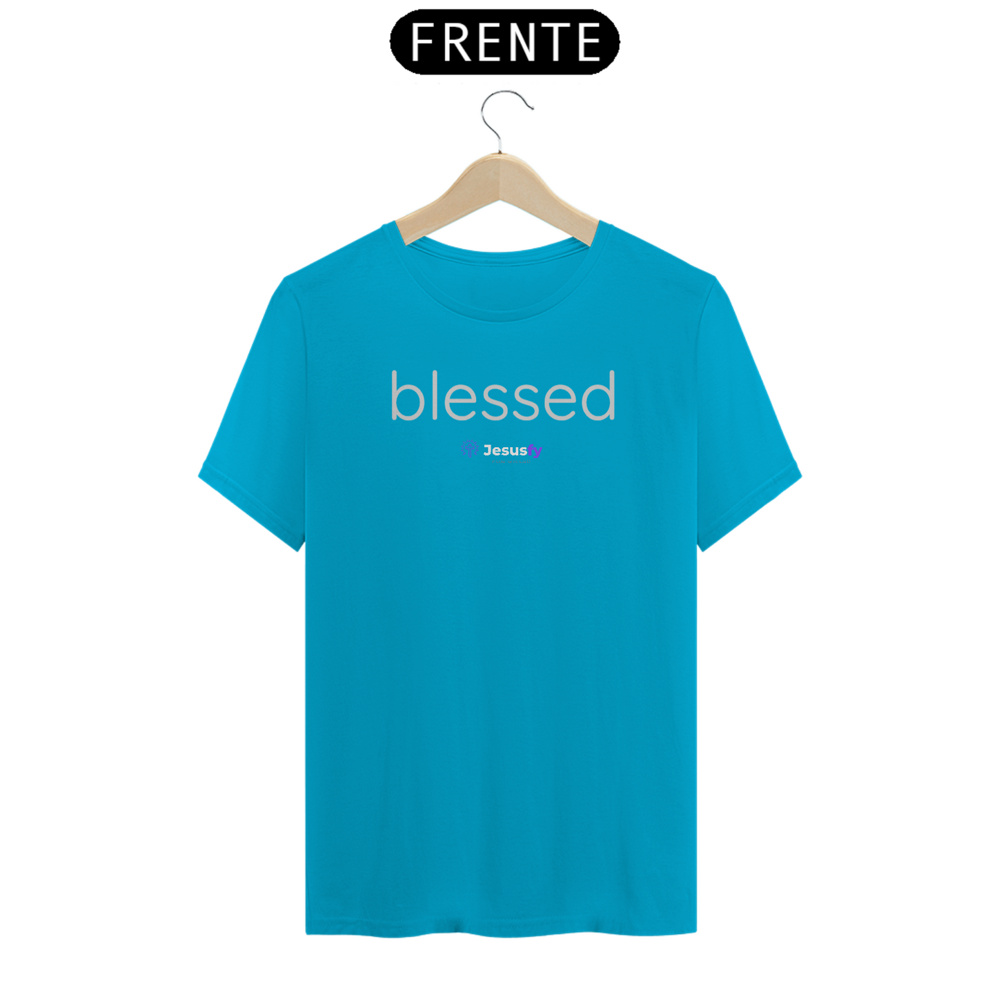 Camiseta Masculina Blessed Jesusfy