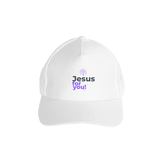 Boné com Tela Jesus For You