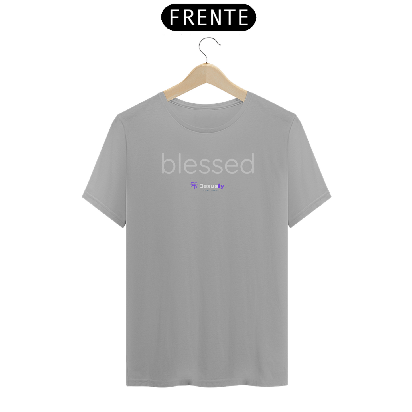 Camiseta Masculina Blessed Jesusfy