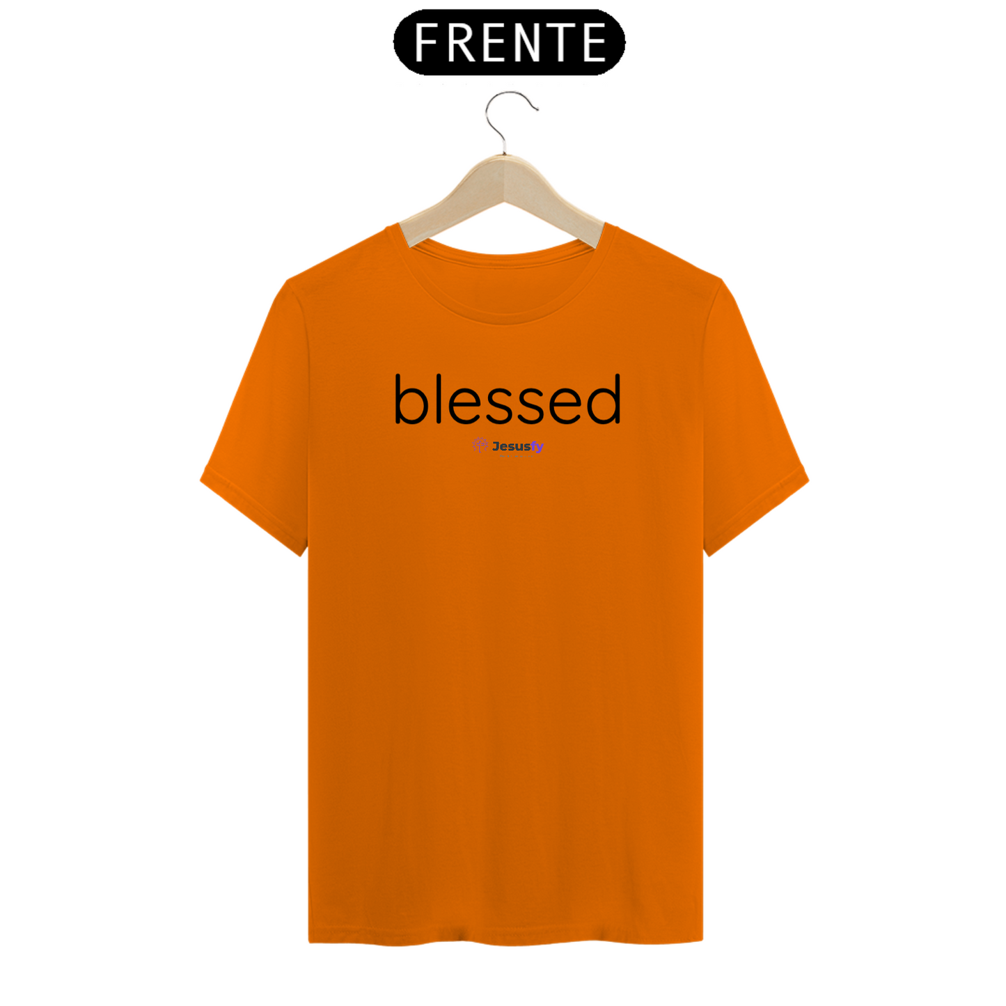 Camiseta Masculina Classica Blessed Jesusfy
