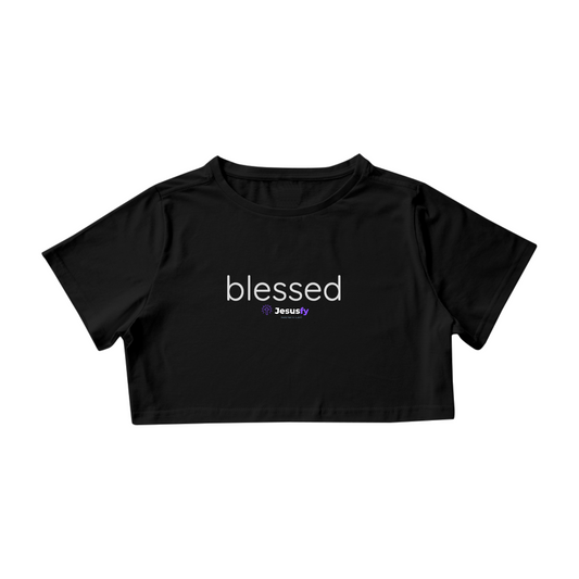 Croped Feminino Blessed Jesusfy